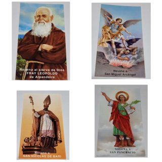3 X 3€ Novenas Santoral Triptico