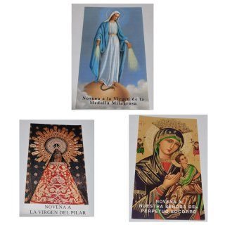 3 X 3€ Novenas Santoral Triptico