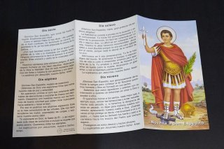 3 X 3€ Novenas Santoral Triptico