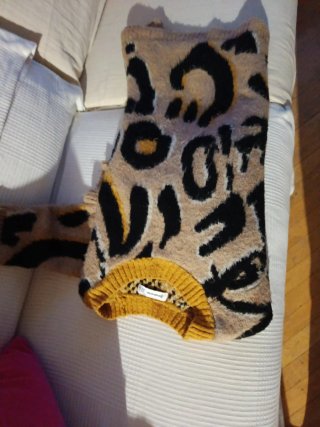 Jersey lana estampado animal print