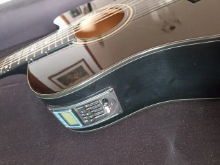 Guitarra electroacústica Fender DG-5CE BLK