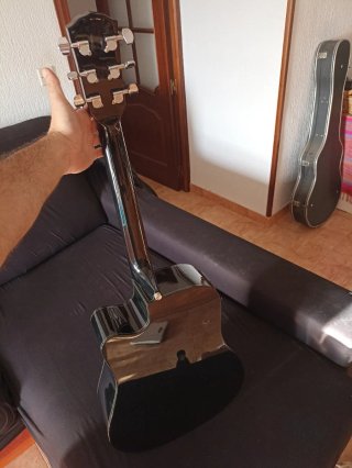 Guitarra electroacústica Fender DG-5CE BLK