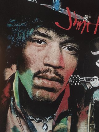 Jimi Hendrix T Shirt Vintage 90s All Over Print
