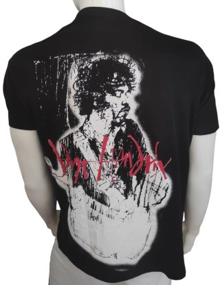 Jimi Hendrix T Shirt Vintage 90s All Over Print