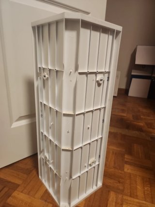 Mueble esquinero baño/cocina transparente