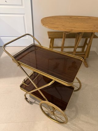 Carrito camarera vintage plegable