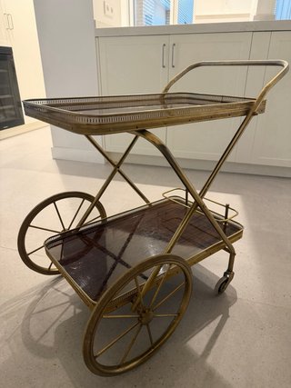 Carrito camarera vintage plegable