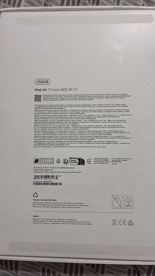 iPad Air 11 M3 256GB WiFi Plata