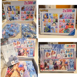 Lote de juegos y puzzles infantiles