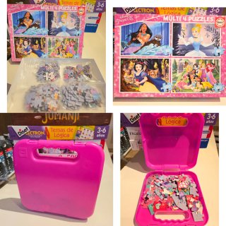 Lote de juegos y puzzles infantiles