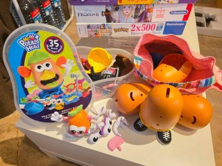 Lote de juegos y puzzles infantiles
