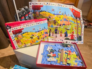 Lote de juegos y puzzles infantiles