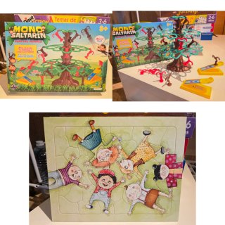 Lote de juegos y puzzles infantiles