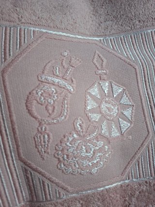 Set 2 Asciugamani Rosa Piero Colombo Boemia nuovi