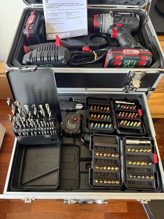 Berbequim Parkside 20V + Acessórios
