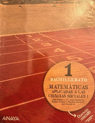 Matemáticas aplicadas a las Ciencias Sociales I...