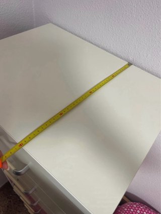 Cajonera 120x40cm Rosa y Blanco