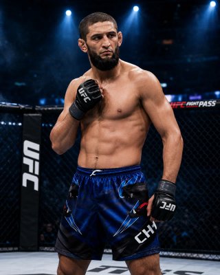 Pantalón corto MMA lobo azul negro