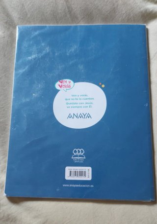 Libro de religión 6 Primaria.Anaya.Ven y verás