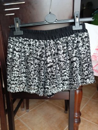 Pantalones cortos lentejuelas