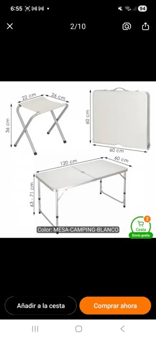 Conjunto camping/playa