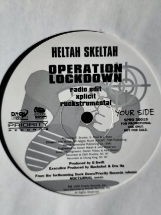 Vinilo Rap Heltah Skeltah - Operation Lockdown / D