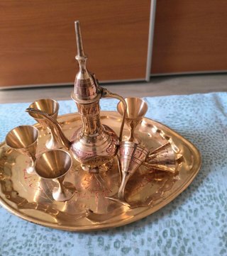 Servizio liquore ottone
