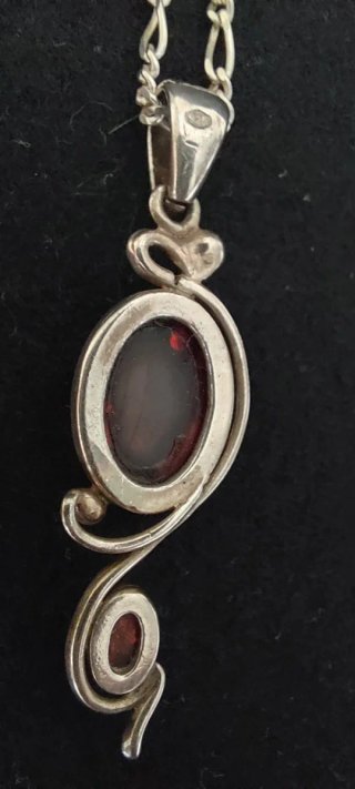 Colgante Plata y Ámbar