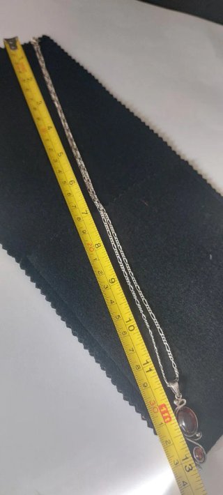 Colgante Plata y Ámbar