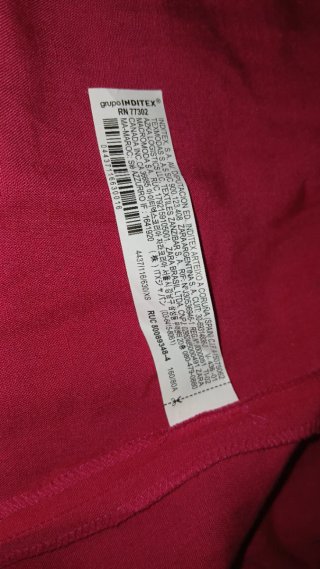 Vestido Fucsia Zara Talla M