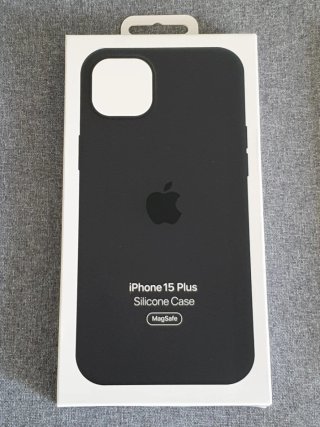 Funda iPhone 15 Plus Silicona MagSafe Negra