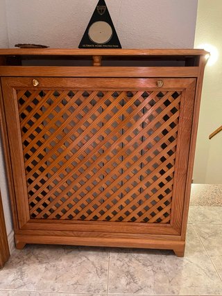 Cubre radiadores de madera