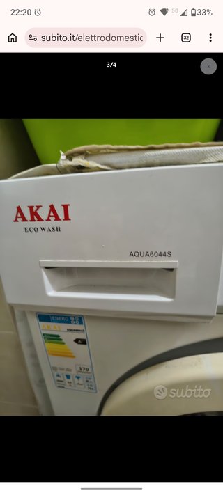 Lavatrice AKAI carica frontale