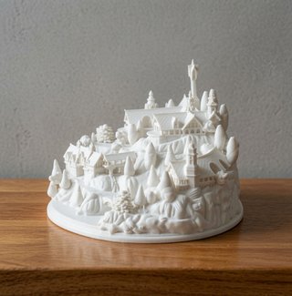 Maqueta Rivendel El Señor De Los Anillos Colección