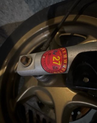 Honda Passion Scooter Marrón/Plata