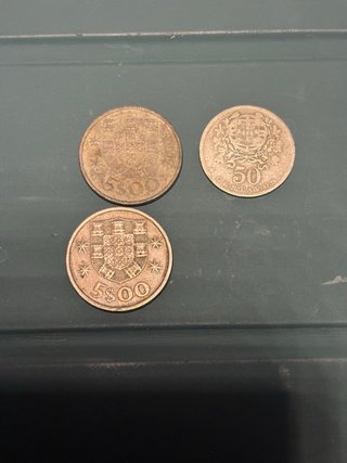 Lote de 12 Monedas Antiguas Portuguesas
