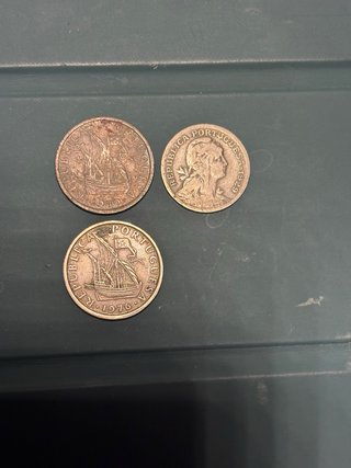 Lote de 12 Monedas Antiguas Portuguesas