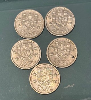 Lote de 12 Monedas Antiguas Portuguesas