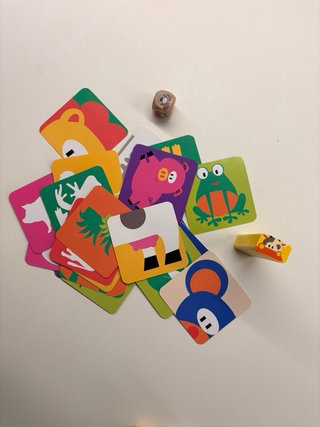 Jenga juego de madera de apilar piezas