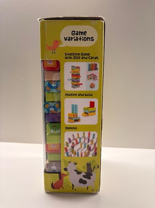 Jenga juego de madera de apilar piezas