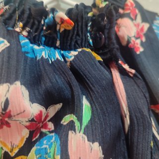Vestido Zara corto estampado pájaros Talla S