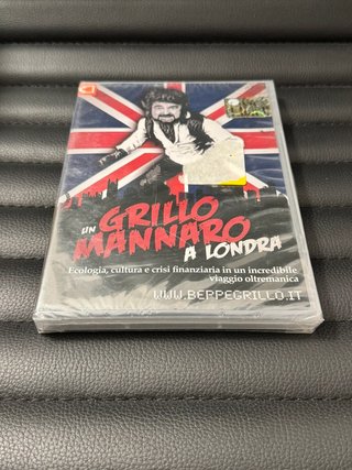 Un grillo mannaro a Londra DVD nuovo Beppe Grillo