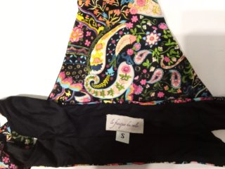Costume a fascia donna fantasia nero