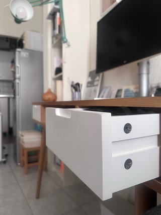 Escritorio madera Maisons du Monde 2 cajones