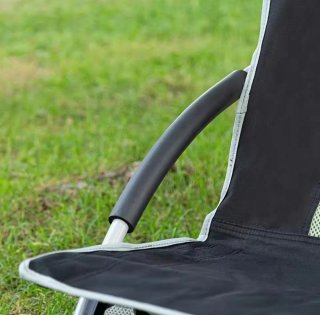 Silla Aktive Playa Plegable Negra y Verde