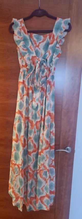 Vestido largo boho estampado Talla M