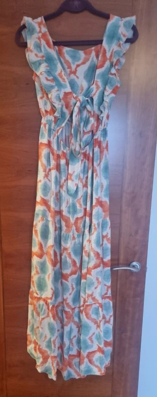Vestido largo boho estampado Talla M