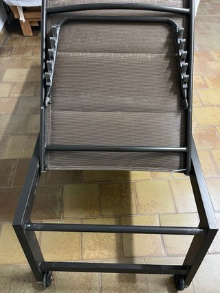 2 Hamacas de Piscina Beige/Marrón