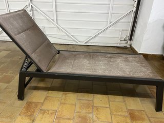 2 Hamacas de Piscina Beige/Marrón