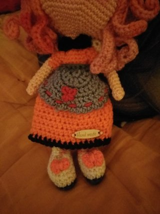 Bolsa Boneca de crochê feito à mão